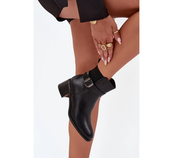 Topánky na podpätku model 216655 Step in style