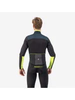 Rogelli zimná bunda CADENCE modro-čierna-fluor L