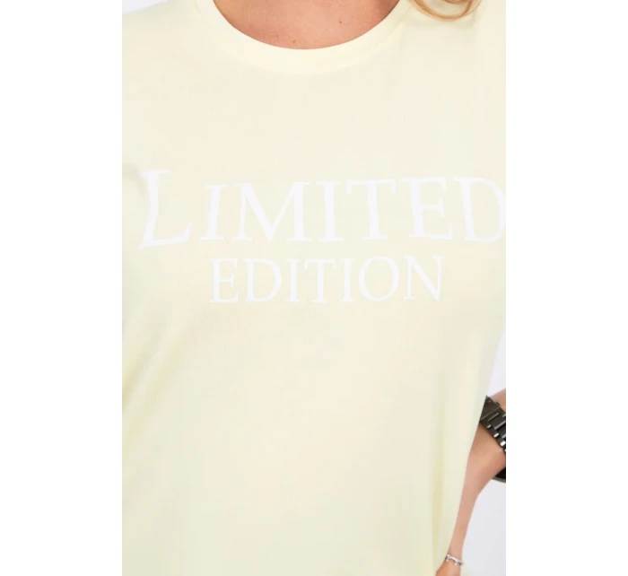 Limitovaná edice model 18743056 světle žlutá - K-Fashion