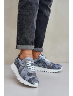 Vzorované Sportovní Boty Na Platformě S D&A Modré model 21686196 - S.Barski