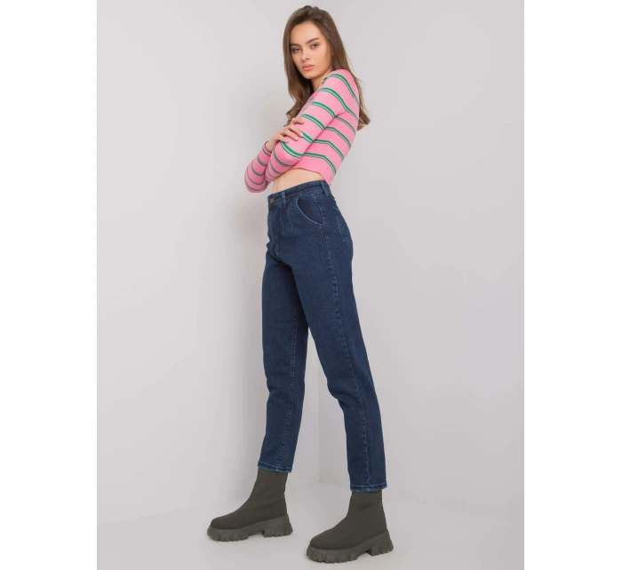 Džínsové nohavice MR SP 253.22P tmavomodré