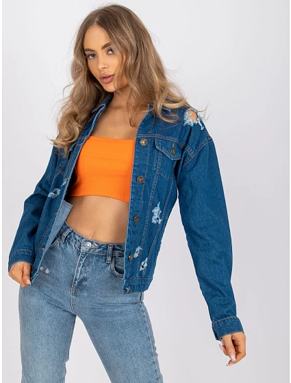 Dámská bunda RO KR  modrá model 17293776 - FPrice