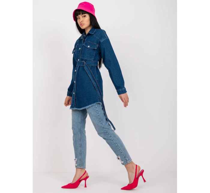 Dámska košeľa-RO-KS-GMK-2304.39-modrá