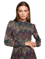 Maxi šaty s potiskem model 2 model 18003750 - STYLOVE