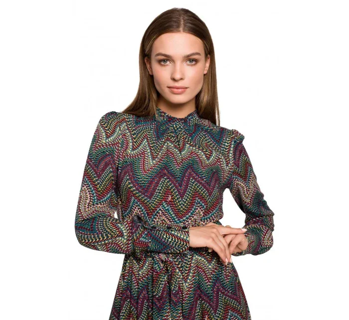 Maxi šaty s potiskem model 2 model 18003750 - STYLOVE