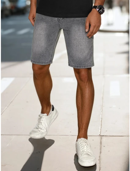 Pánske džínsové šortky šedé FashionStreet SX2491