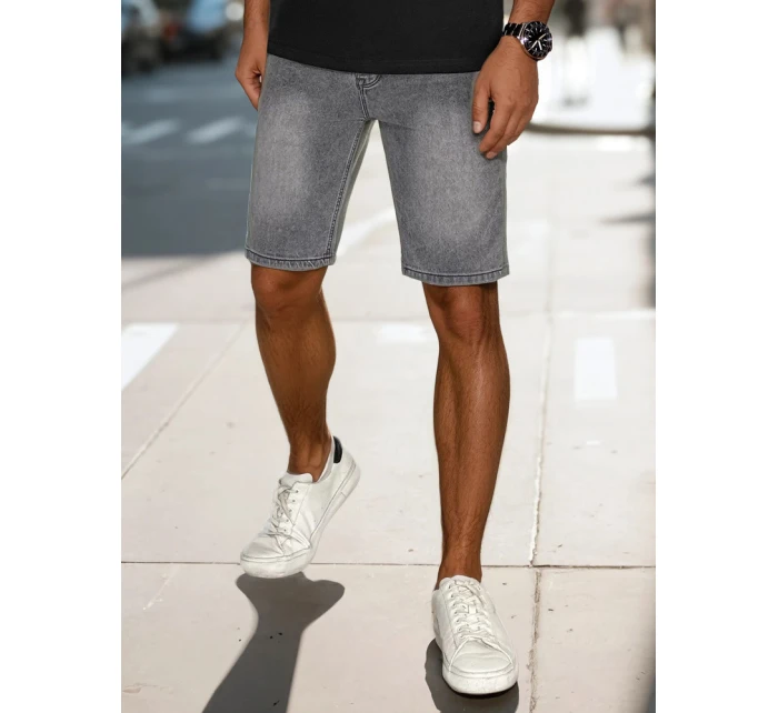 Pánske džínsové šortky šedé FashionStreet SX2491
