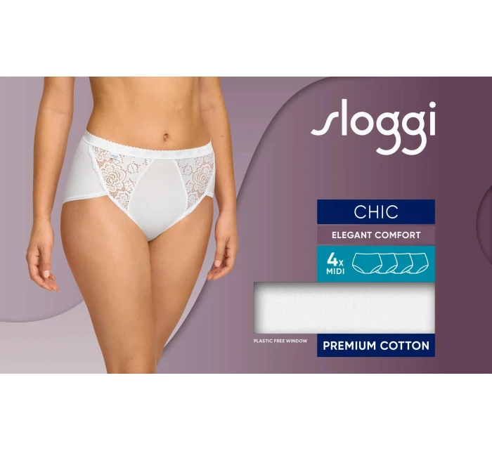 Chic Midi model 21999371 WHITE  WHITE - Sloggi