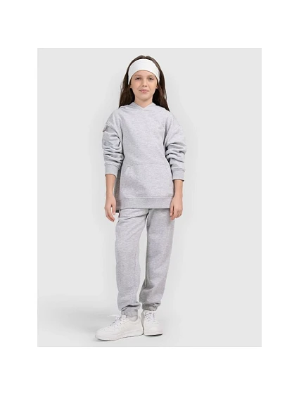Dívčí mikina s kapucí model 21815587 - 4F