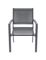 ZÁHRADNÉ KRESLO 57X57X88CM TEXTLINE KPL.2KS