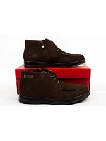 buty męskie skórzane brązowe na model 22556217 - Lee Cooper buty męskie skórzane brązowe na model 22556217 - Lee Cooper