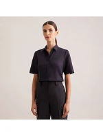 Blouse SSL Halenka s krátkým rukávem model 22501458 black - Seidensticker Blouse SSL Halenka s krátkým rukávem model 22501458 black - Seidensticker