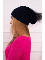 Fleecová čiapka Sandra K210 navy blue Fleecová čiapka Sandra K210 navy blue