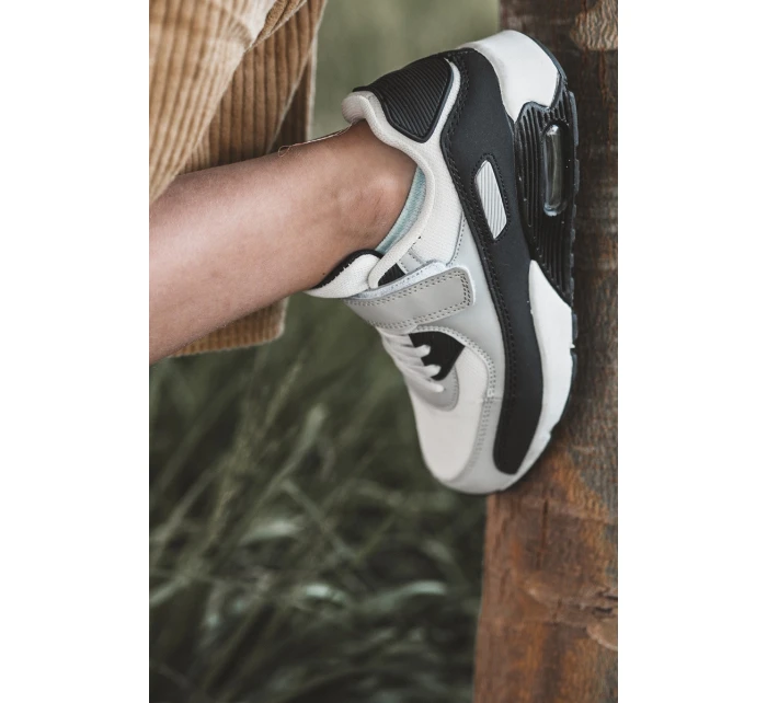 Sneakersy Dziecięce Na Rzep Szare Krissandra Sneakersy Dziecięce Na Rzep Szare Krissandra