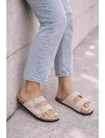 Dámské žabky Světle růžové Oliena