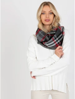 Tunelová šála AT KM model 17833531 šedá černá - FPrice