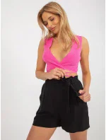 Šortky D73760R62159KA čierna