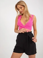 Šortky D73760R62159KA čierna