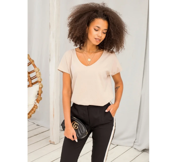 Tričko RV TS 4832.01P béžové Tričko RV TS 4832.01P béžové