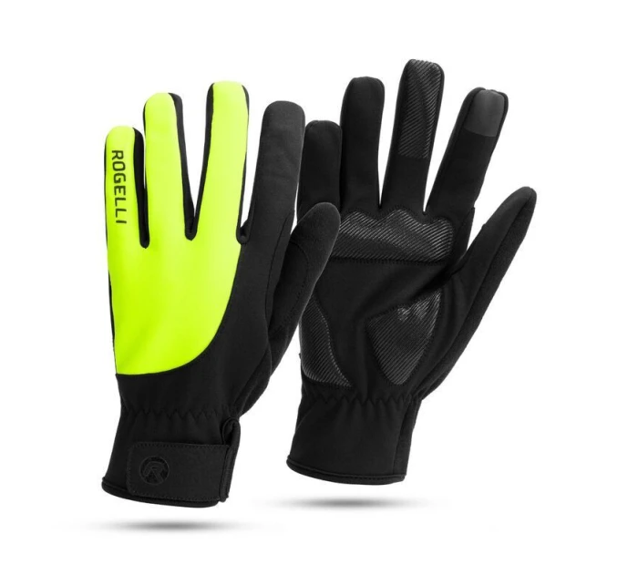 Zimné rukavice Rogelli CORE II black-fluor XL