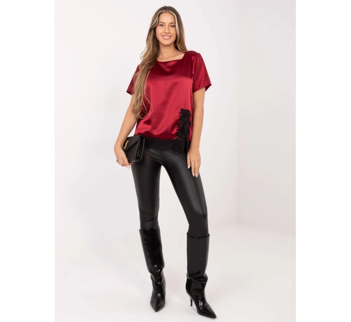 Blúzka MI BZ 3297.28 bordová Blúzka MI BZ 3297.28 bordová