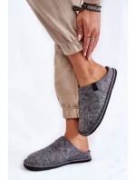 Klasické dámské pantofle Big Star KK276014 Šedé Klasické dámské pantofle Big Star KK276014 Šedé