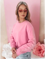Dámská jednobarevná mikina růžová Dstreet model 21985696 - FashionStreet