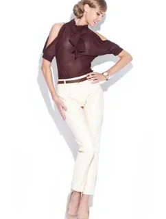 Dámská halenka model 1862679 brown - Figl