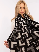 Šatka AT SZ 23158.32 čierna a biela