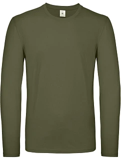 B&C #E150 LSL Tričko s dlhým rukávom 01.005T urban khaki