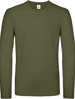 B&C #E150 LSL Tričko s dlhým rukávom 01.005T urban khaki