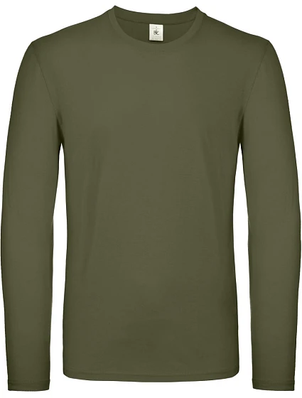 B&C #E150 LSL Tričko s dlhým rukávom 01.005T urban khaki B&C #E150 LSL Tričko s dlhým rukávom 01.005T urban khaki