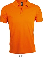 SOL'S Prime Men Pánske polo tričko z hrubej bavlny 25.0571 oranžové