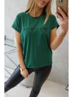 model 18748293 je moje kardio tmavě zelená halenka - K-Fashion model 18748293 je moje kardio tmavě zelená halenka - K-Fashion