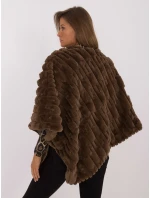 Pončo AT PN 2347.88 tmavohnedé