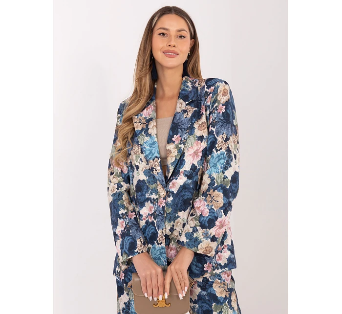 Marynarka IT MA model 22074573 ciemny niebieski - FPrice Marynarka IT MA model 22074573 ciemny niebieski - FPrice