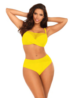 Dámské dvoudílné plavky Fashion 16 S1002N2-21 žluté - Self