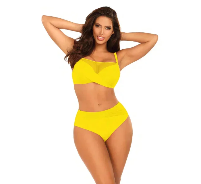 Dámské dvoudílné plavky Fashion 16 model 18442864 žluté - Self Dámské dvoudílné plavky Fashion 16 model 18442864 žluté - Self