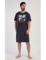 Pánska nočná košeľa s krátkym rukávom Mountain