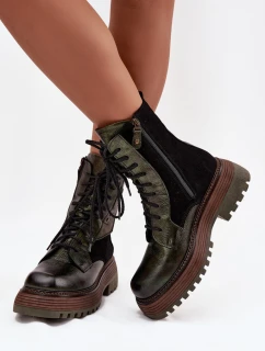 Šnurovanie vyšší model 219391 Krok v štýle