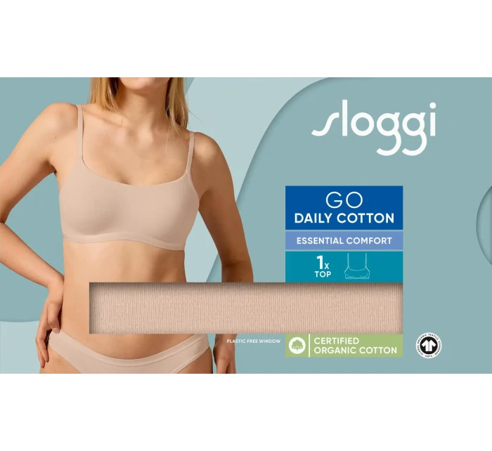 sloggi GO Daily Cotton Top - BROWN - SLOGGI BROWN - SLOGGI sloggi GO Daily Cotton Top - BROWN - SLOGGI BROWN - SLOGGI