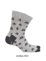 Pánske ponožky Wola Perfect Man vzorované W 94N03 Casual