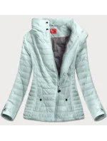 Bunda v barvě s vysokým stojáčkem model 8237779 - LHD