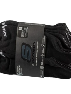 6ks Unisex 1/2 froté ponožky model 21387784 Black 4146 - Skechers