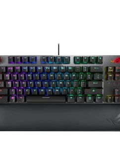 ASUS ROG Strix Scope NX TKL Deluxe USB herná klávesnica nemecká čierna, sivá