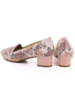 Dámské ažurové boty na podpatku model 22097119 - Potocki