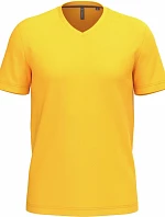 Kariban K 357 Pánske tričko s výstrihom do V 20.K357 yellow