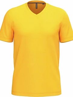 K 357 Pánské tričko s výstřihem do V model 22507636 yellow - Kariban
