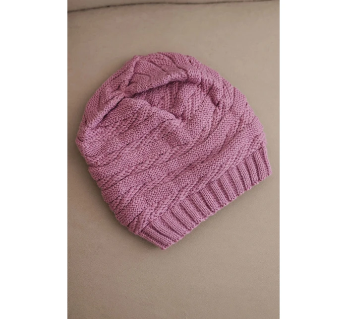 Čepice s rolováním Magda K293 camel