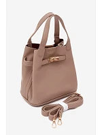 Kosmetická taška kufřík z imitace kůže béžová model 22221047 - Flora&Co Kosmetická taška kufřík z imitace kůže béžová model 22221047 - Flora&Co